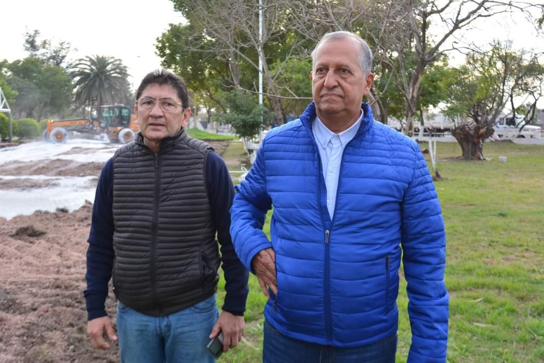 PAPP VALORÓ EL INICIO DE LA OBRA PARA PAVIMENTAR LA TERMINAL DE ÓMNIBUS DE VILLA ÁNGELA