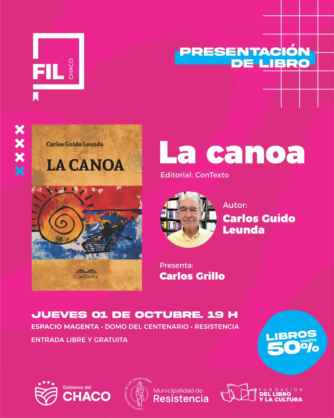*CHACO SE VISTE DE LETRAS: ESTE JUEVES COMIENZA LA FERIA IBEROAMERICANA DEL LIBRO*
