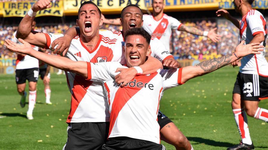 River se hizo fuerte en La Bombonera y ganó el superclásico con autoridad