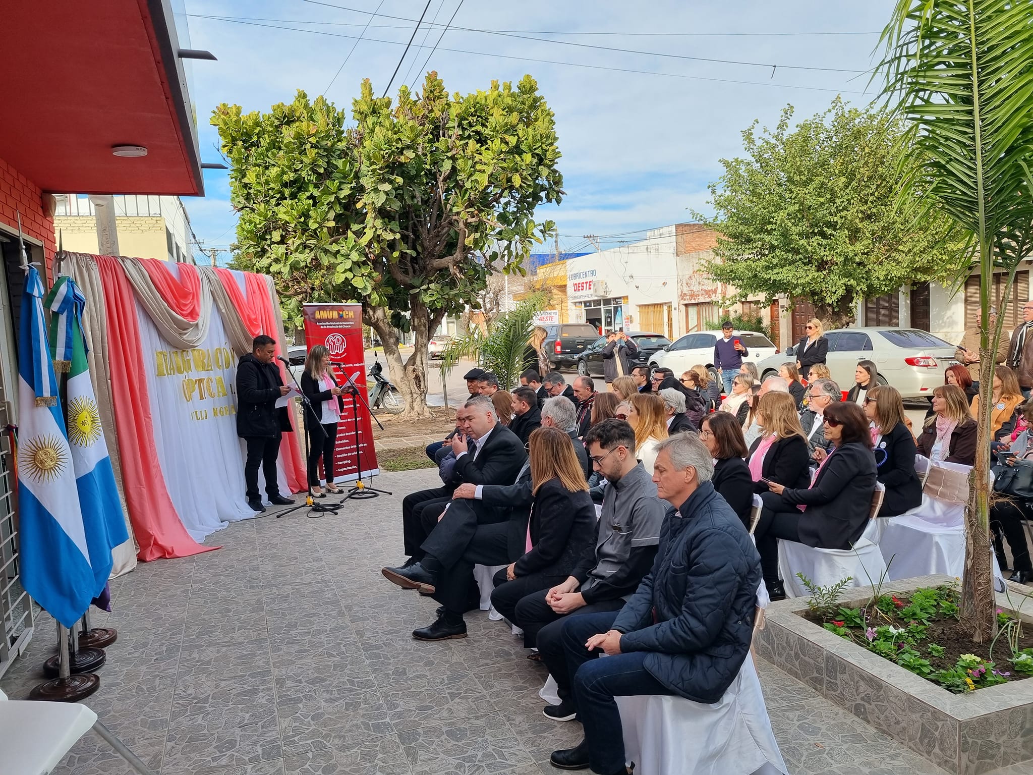 INAUGURACIÓN DE LA ÓPTICA DE LA MUTUAL AMUDOCH EN VILLA ÁNGELA