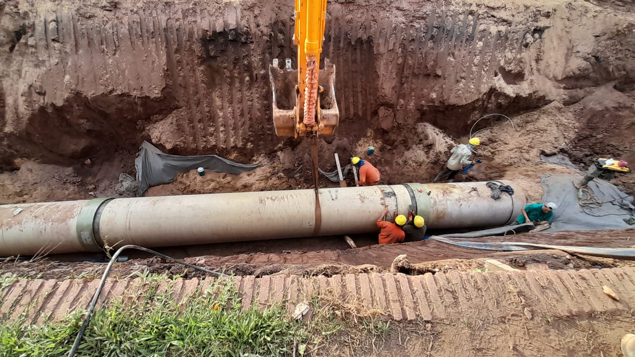 SEGUNDO ACUEDUCTO: SAMEEP TRABAJA EN ELIMINAR LA TURBIEDAD DEL AGUA PROVOCADA POR EL AUMENTO DE CAUDAL