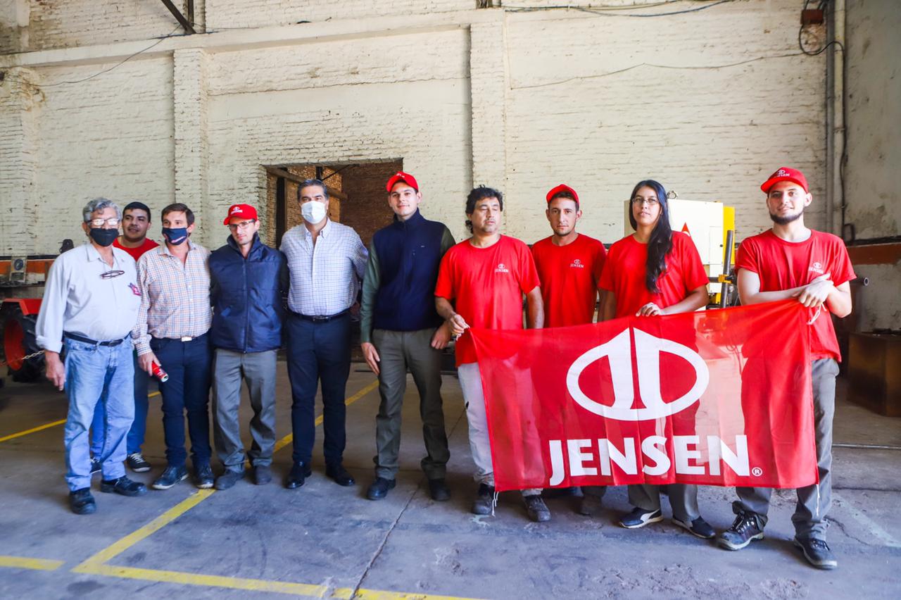 MARGARITA BELÉN: EL GOBIERNO FINANCIARÁ LA AMPLIACIÓN DE LA FÁBRICA JENSEN DE HERRAMIENTAS Y MAQUINARIA AGRÍCOLA