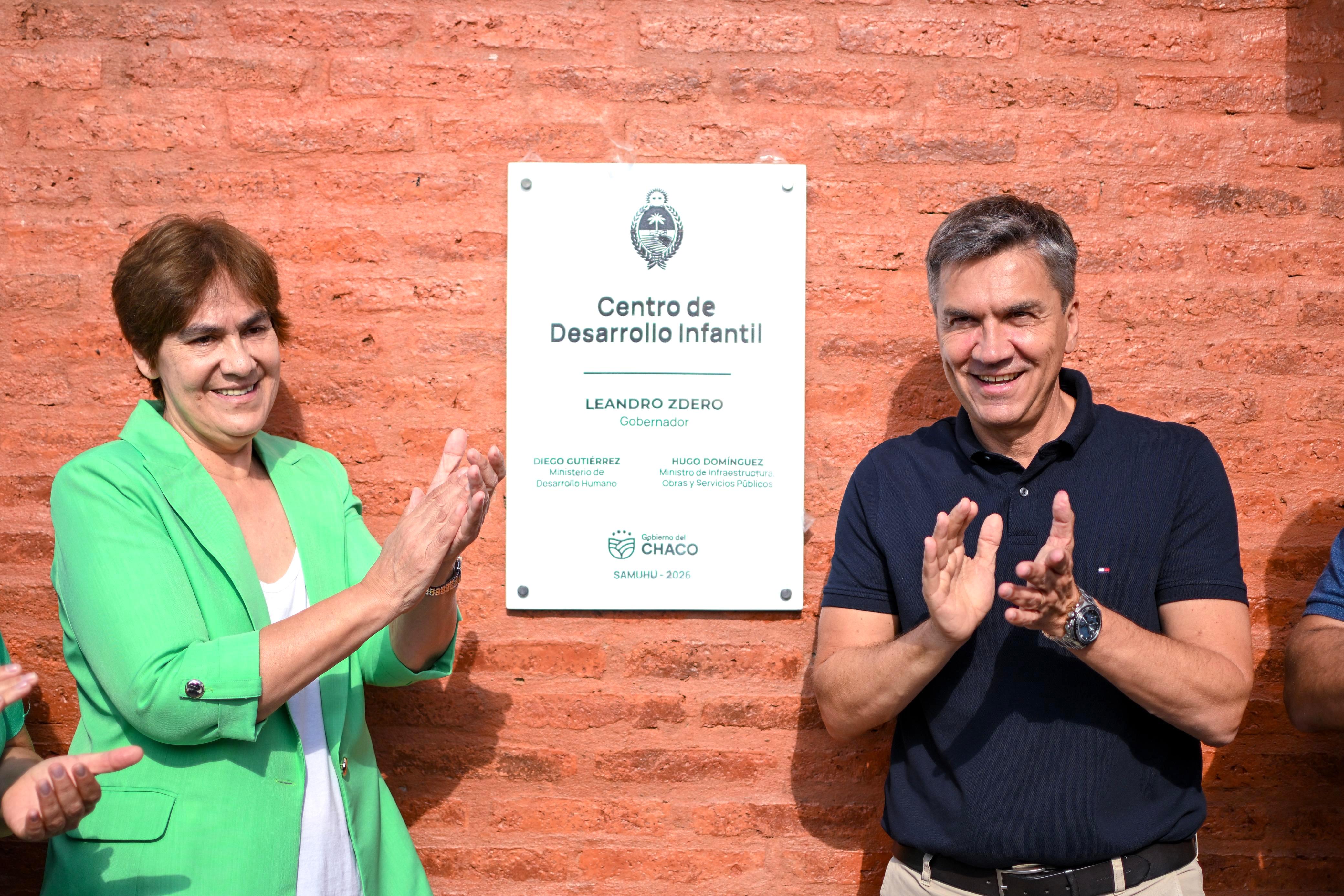 EL GOBERNADOR ZDERO INAUGUR&Oacute; UN NUEVO CENTRO DE DESARROLLO INFANTIL EN SAMUH&Uacute;