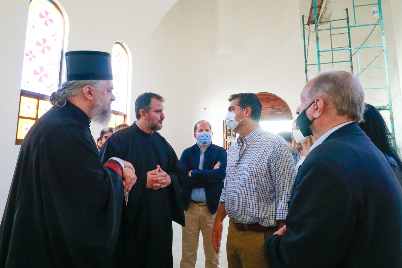 A buen ritmo avanza la construcción de la primera Iglesia Ortodoxa en Resistencia, que será inaugurada en agosto  