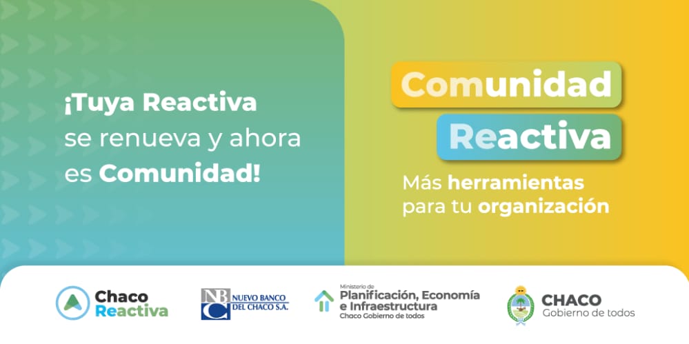 *EL GOBIERNO COMIENZA ESTE LUNES LA INSCRIPCIÓN PARA LA LÍNEA DE FINANCIAMIENTO “COMUNIDAD REACTIVA OSC”*