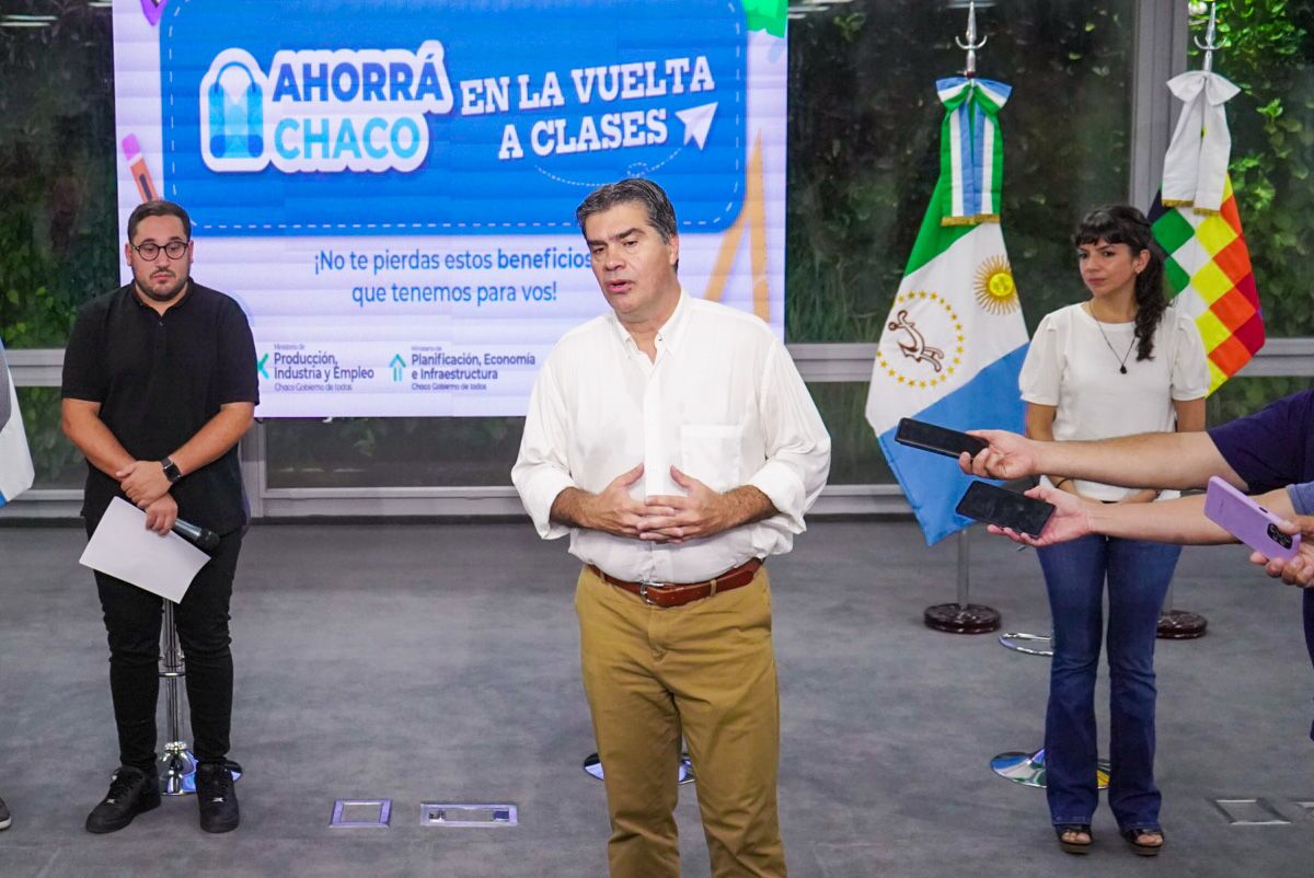 *CICLO LECTIVO 2023: CAPITANICH PRESENTÓ EL PROGRAMA AHORRÁ CHACO, CON DIVERSAS PROMOCIONES PARA LA VUELTA A CLASES*