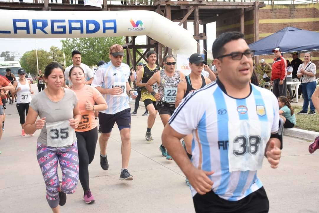 CON GRAN CONCURRENCIA EL MUNICIPIO REALIZÓ EN VILLA ÁNGELA LA MARATÓN N° 36 "MALVINAS - 40 AÑOS"
