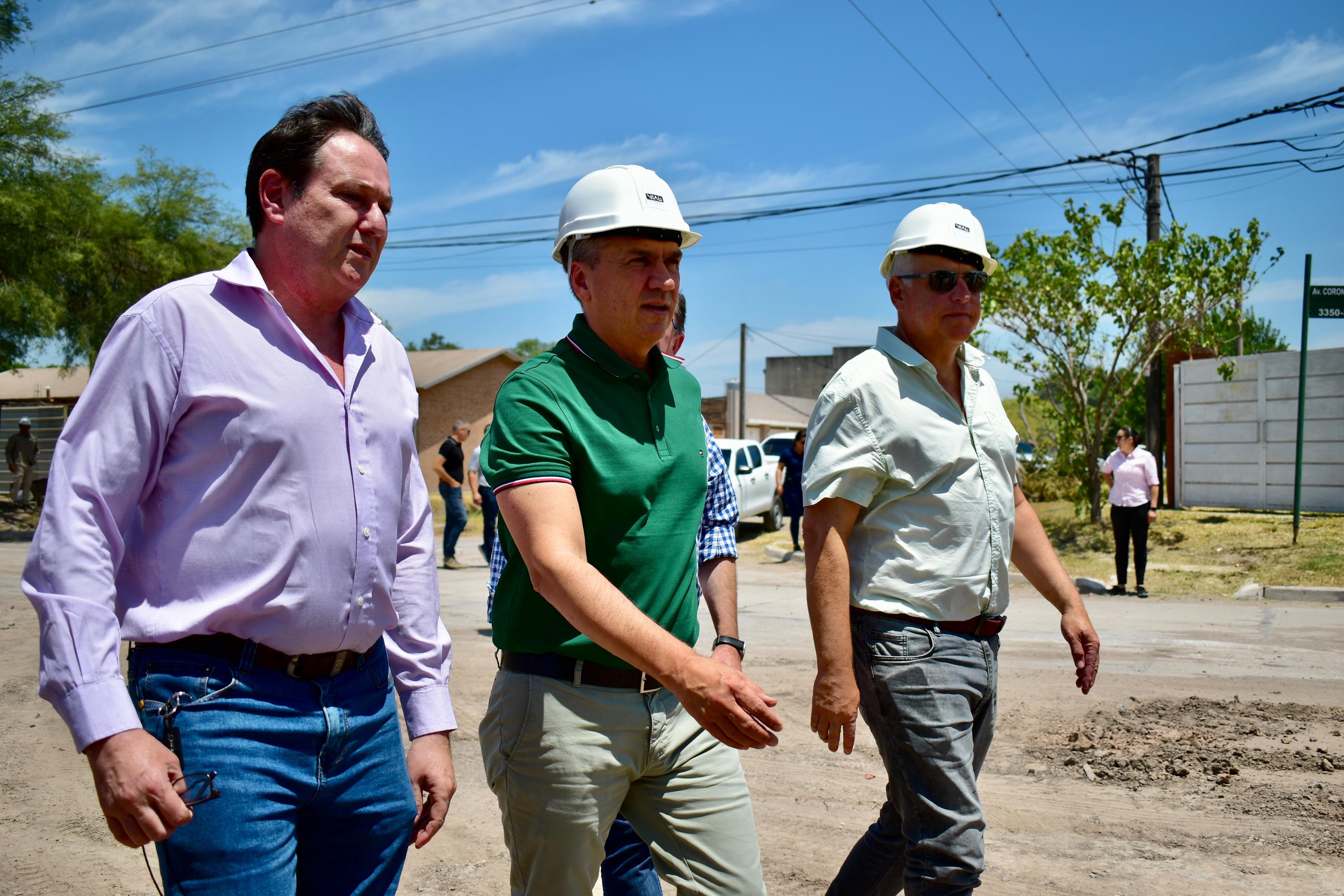 RESISTENCIA: EL GOBERNADOR ZDERO CONSTATÓ LOS AVANCES EN LA AVENIDA CORONEL FALCÓN