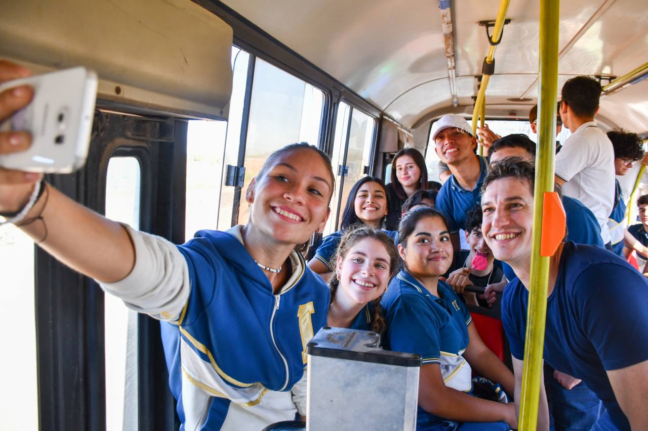 PRIMER TOUR ESTUDIANTIL: MÁS DE 150 ALUMNOS SECUNDARIOS RECORRIERON JUNTO A DIEGO ARÉVALO OBRAS EN EJECUCIÓN